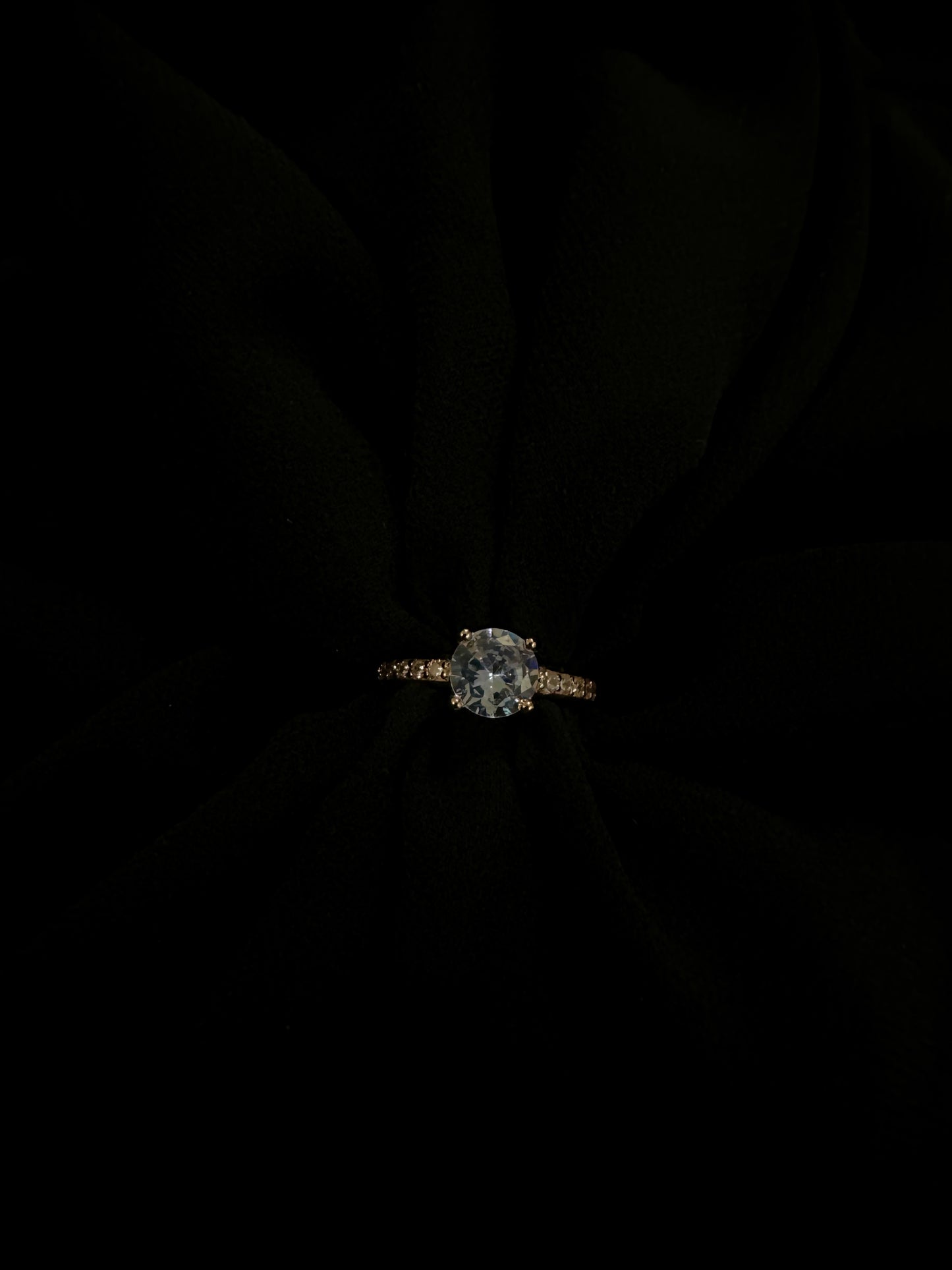 Luxe Radiance Solitaire Ring
