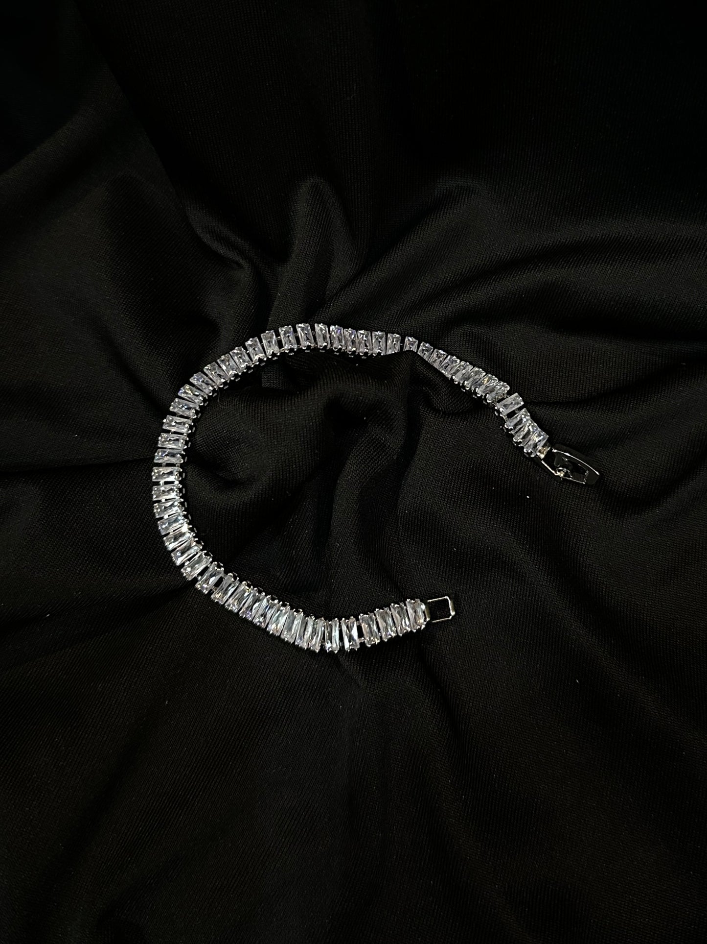 Dazzling Baguette-Cut Tennis Bracelet