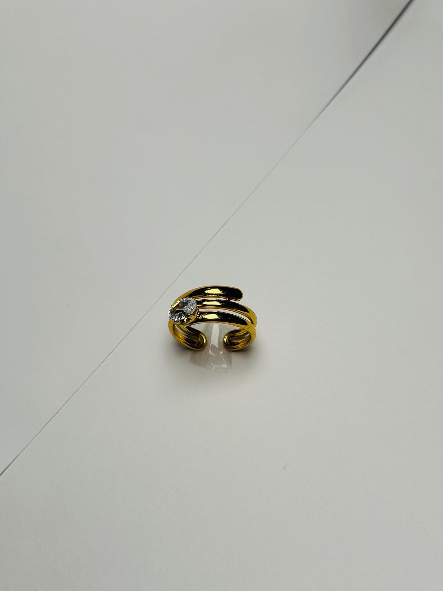 Golden Spiral Spark Ring