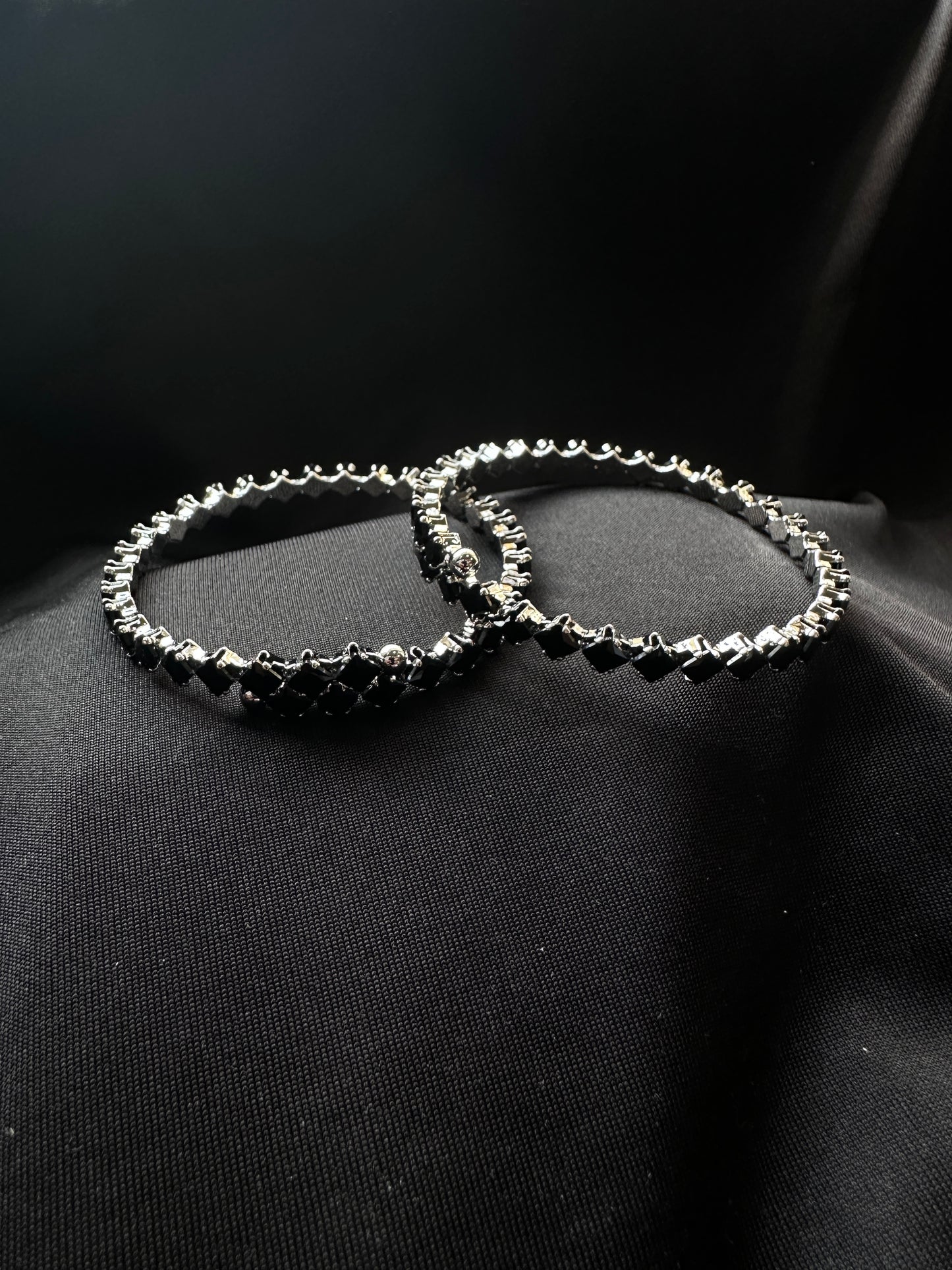Lustrous Allure Tennis Bangles
