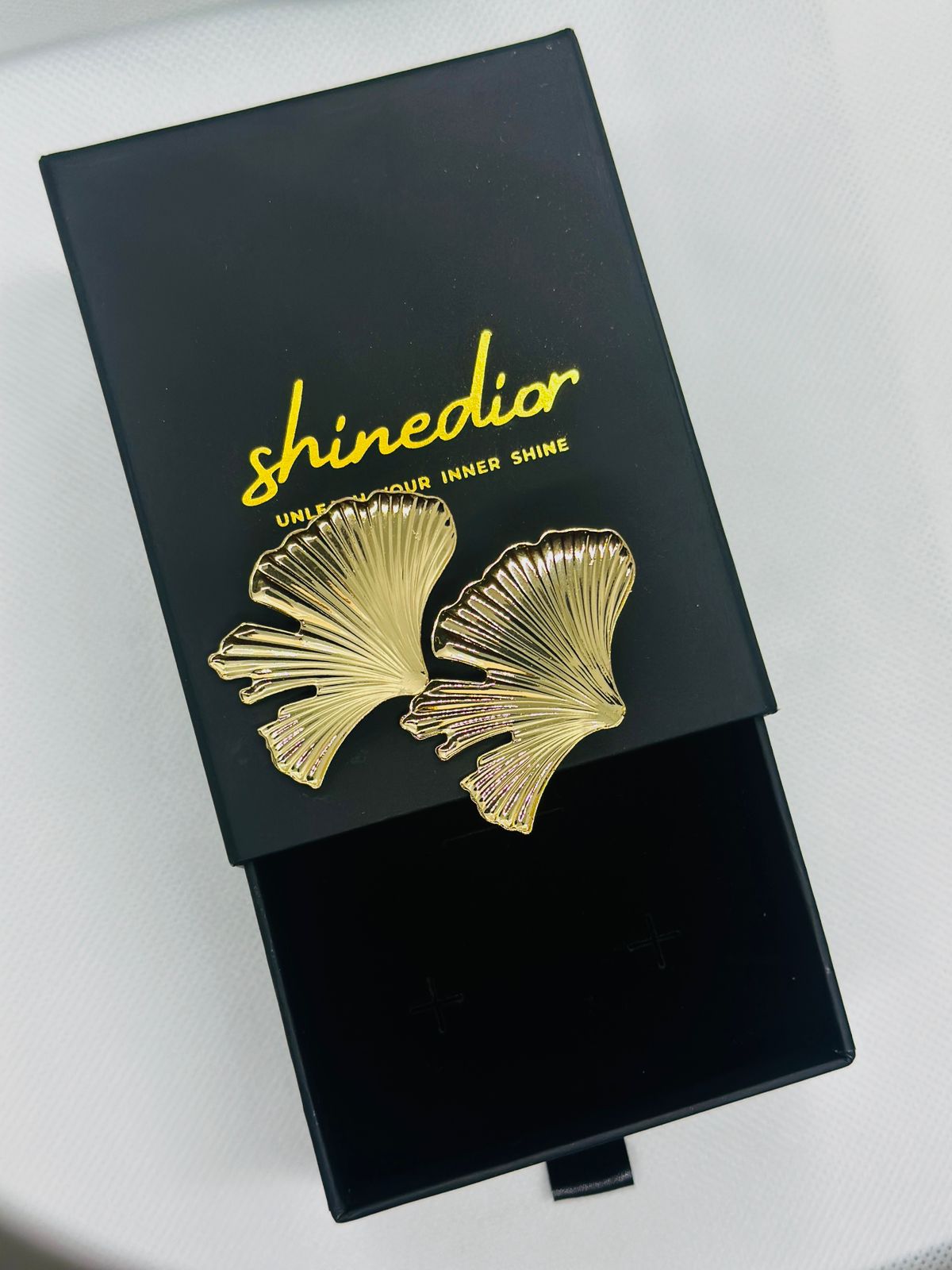 Ginkgo Leaf Earrings