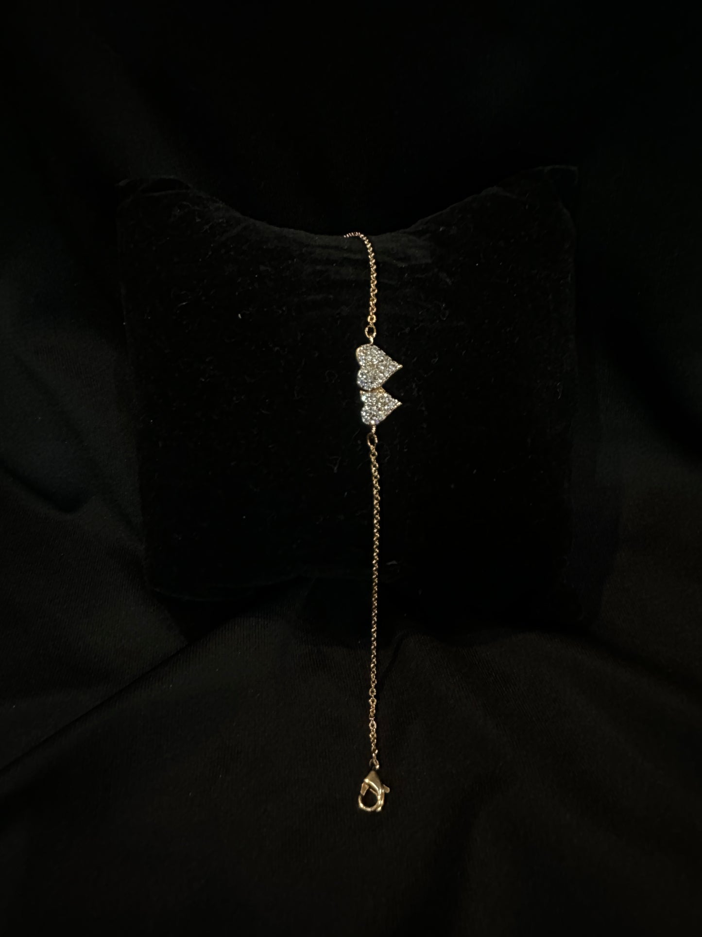 Heart Charm Gold Bracelet