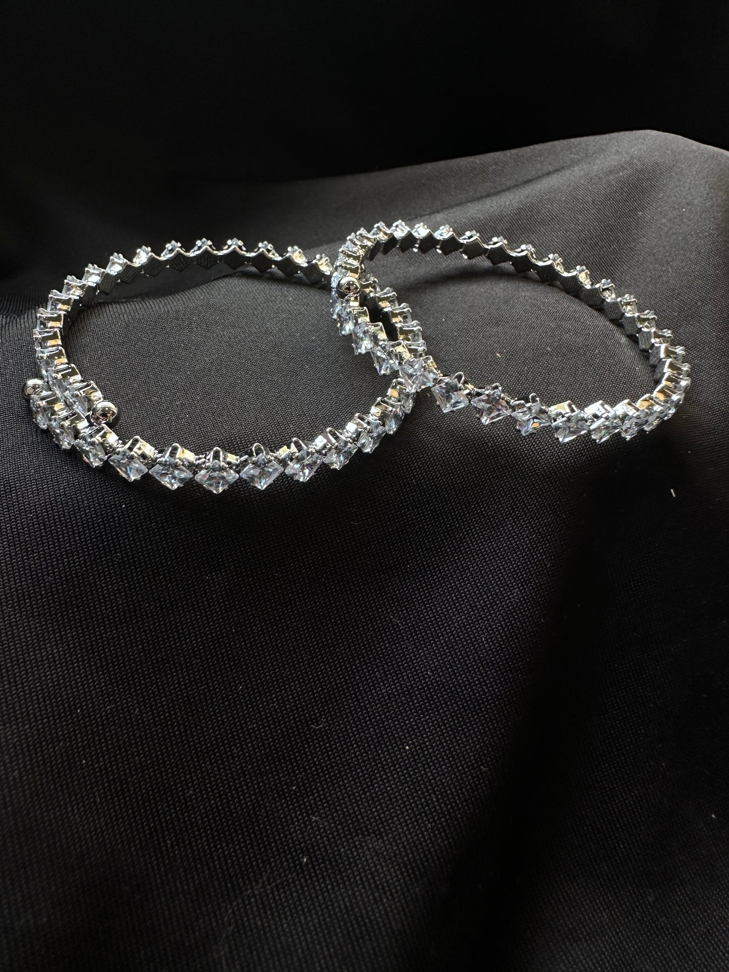 Lustrous Allure Tennis Bangles