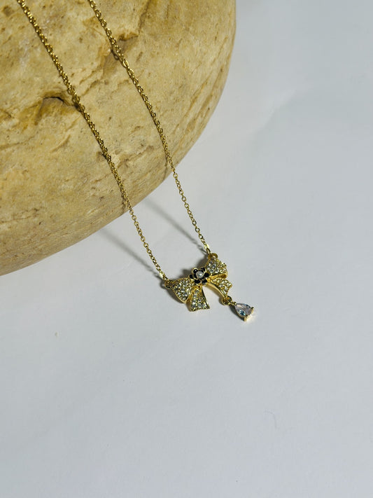 Elegant Bow Pendant