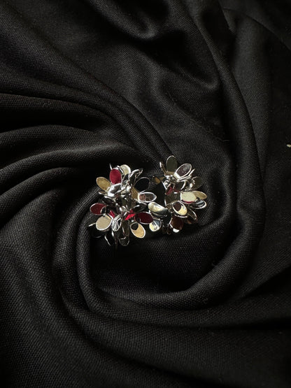 🎁 Floral Cluster Statement Earrings (100% off)