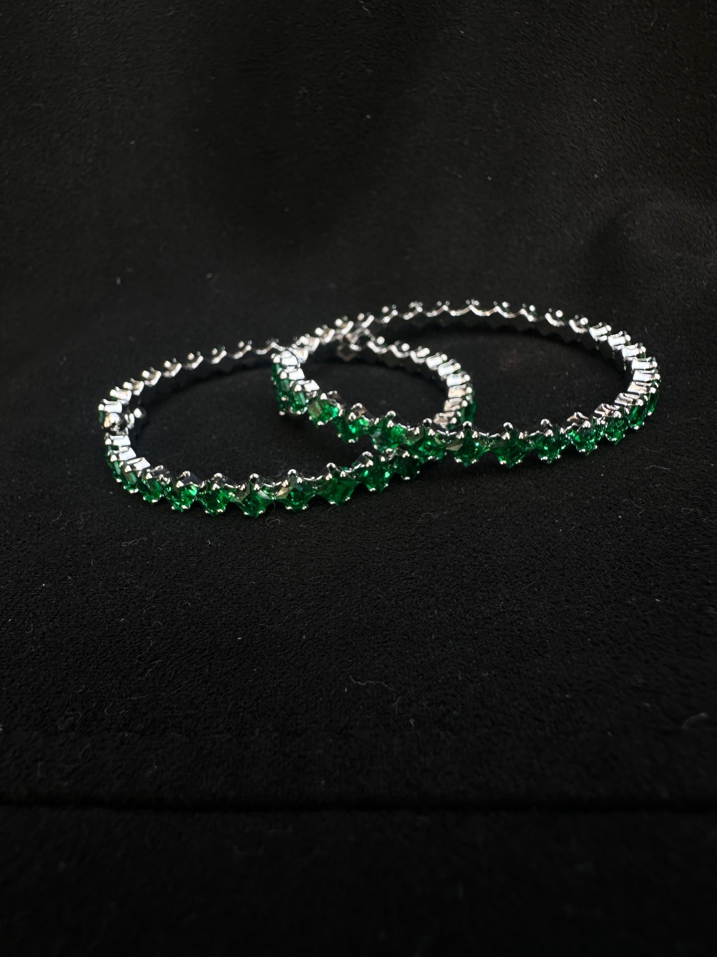 Lustrous Allure Tennis Bangles