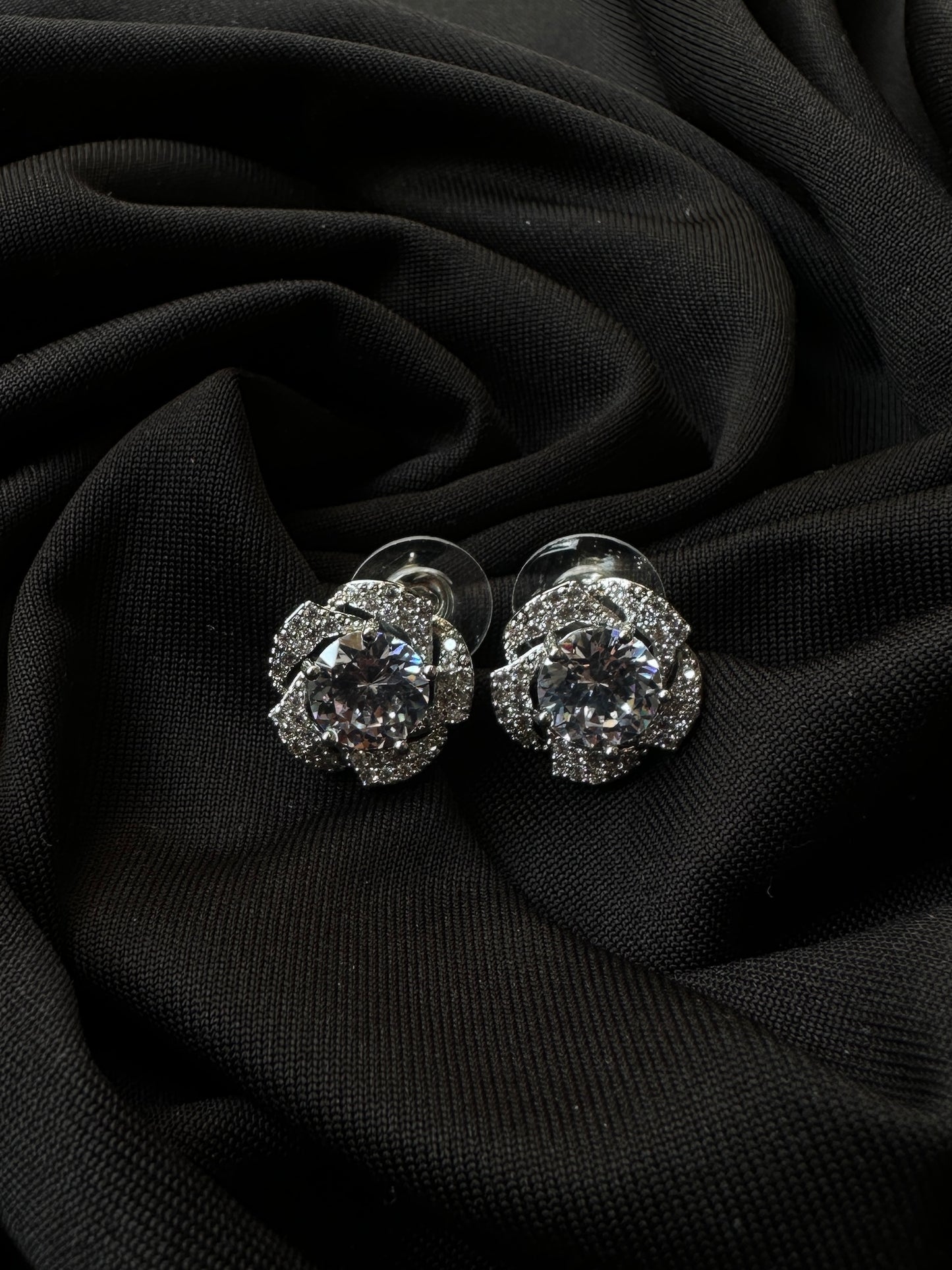 BloomRadiance Floral Stud Earrings