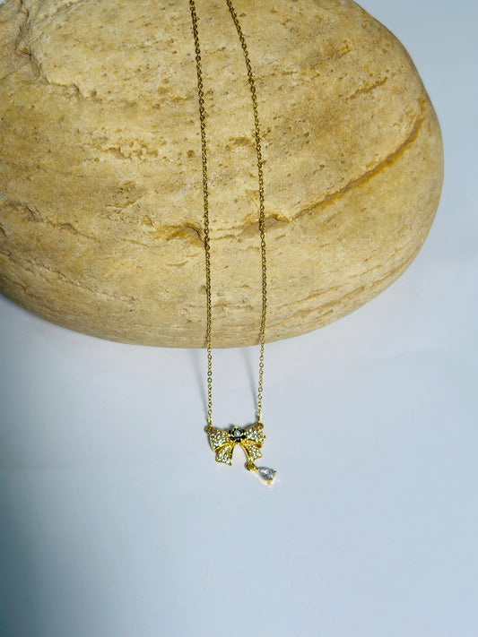Elegant Bow Pendant