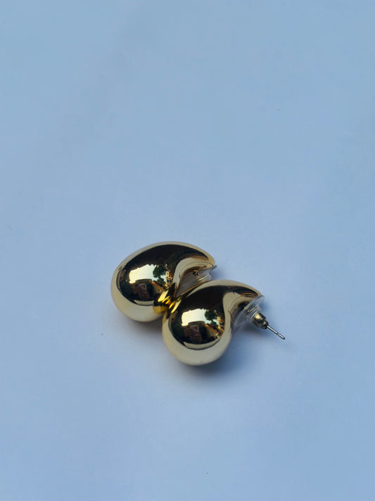 Molten Curve Statement Earrings