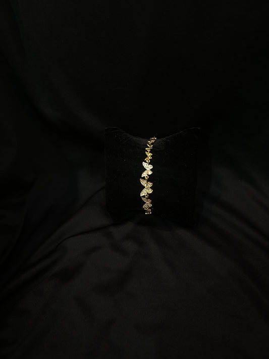 Butterfly Vine Gold Bracelet