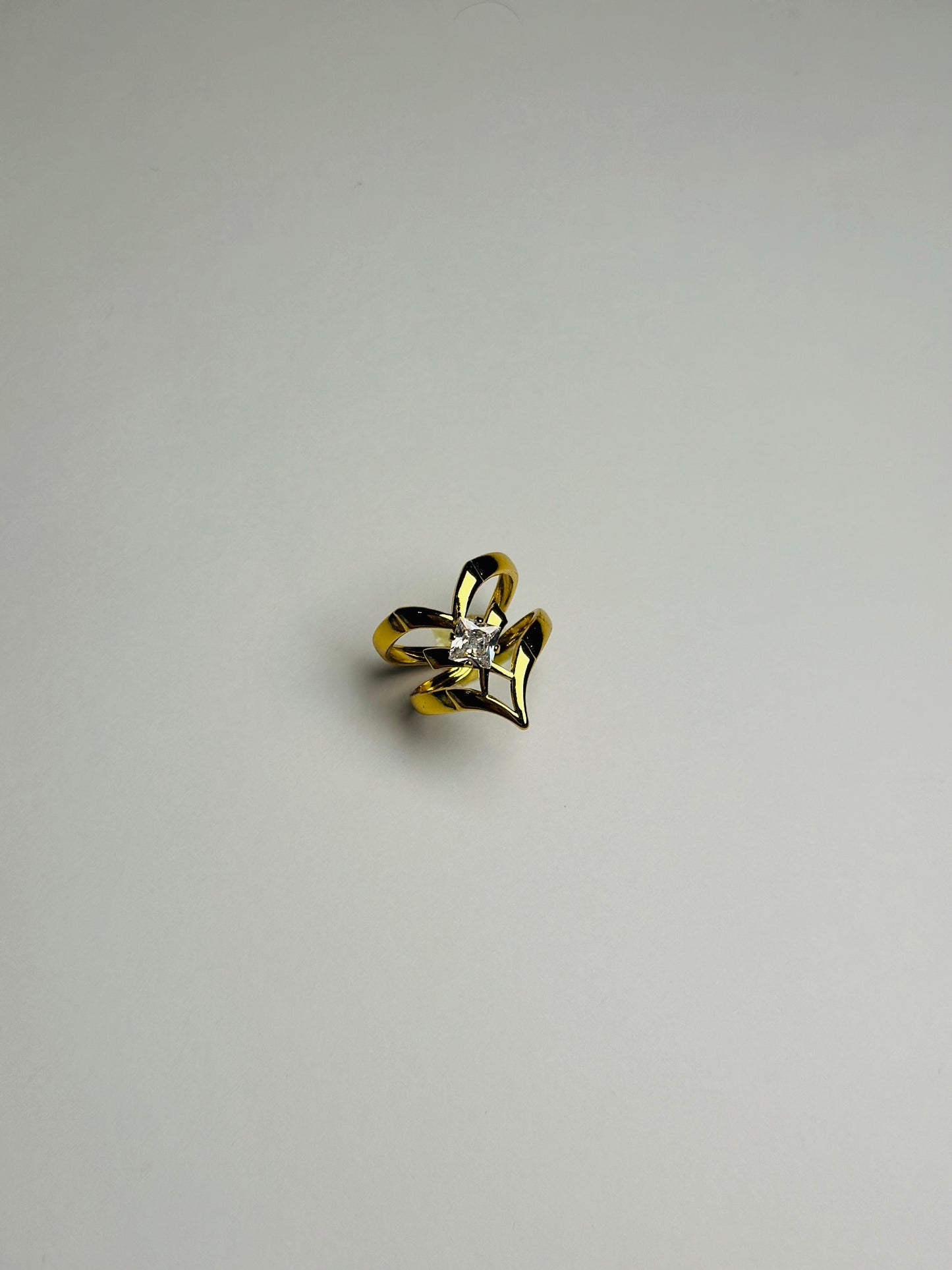 Golden Flame Ring