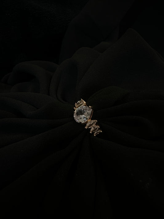 🎁 Oval-Cut Sparkling Stone Ring (100% off)
