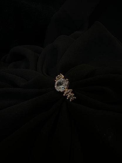 🎁 Oval-Cut Sparkling Stone Ring (100% off)