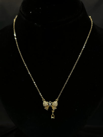 Elegant Bow Pendant