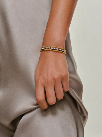Celeste Crystal Wrap Bracelet