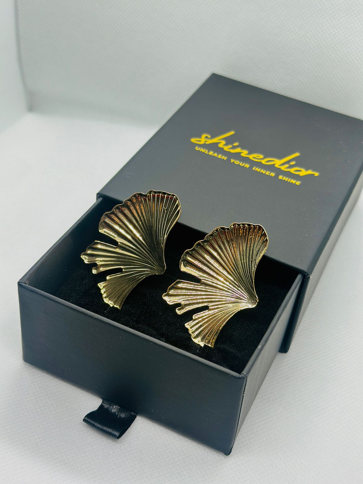 Ginkgo Leaf Earrings