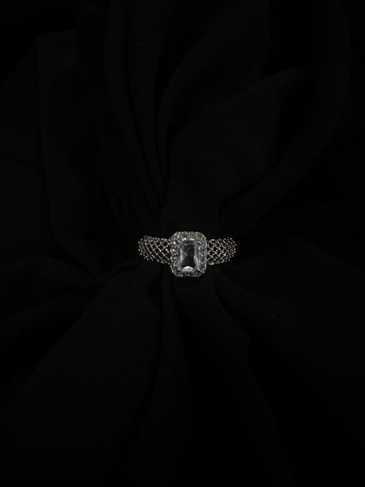 Elegant Mesh Band Ring