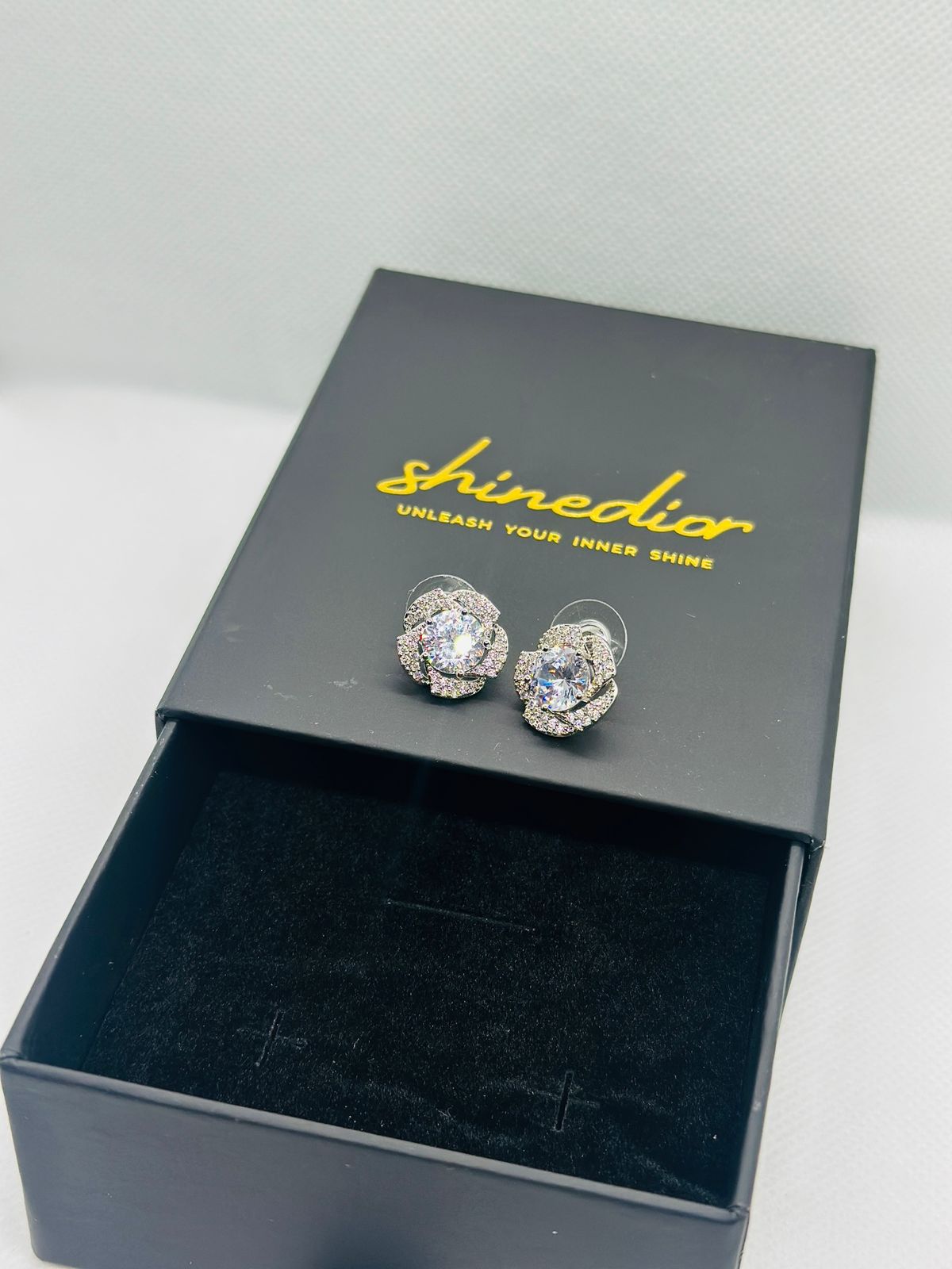 BloomRadiance Floral Stud Earrings