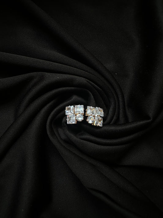 Cluster Sparkle Stud Earrings