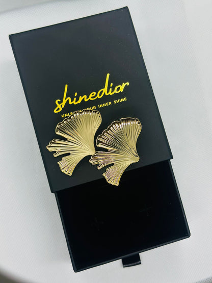 Ginkgo Leaf Earrings