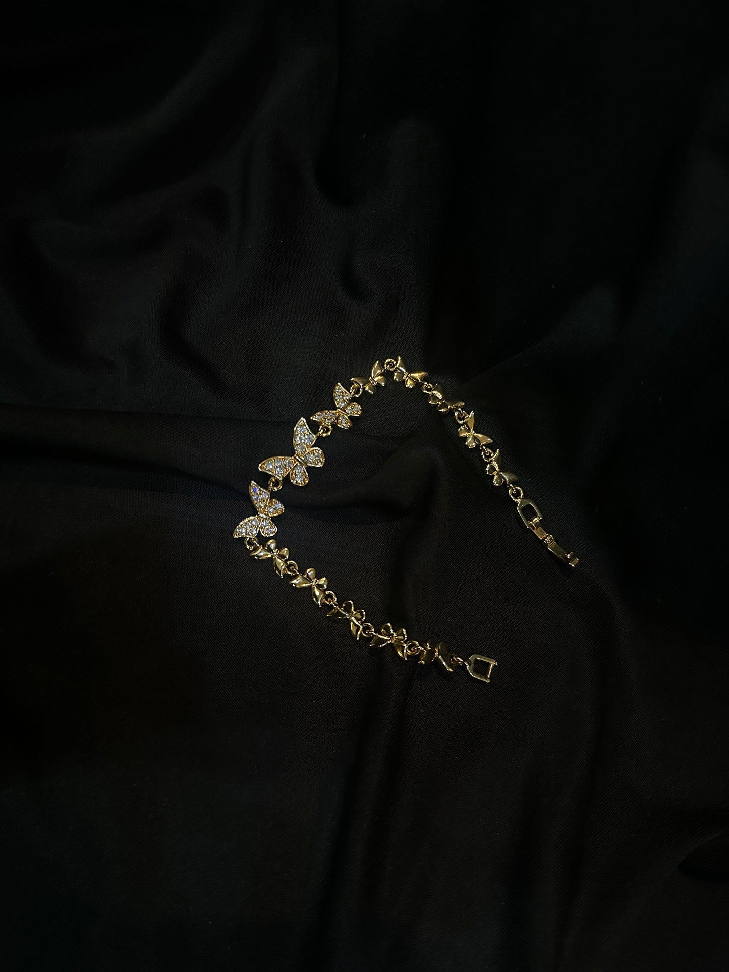 Butterfly Vine Gold Bracelet