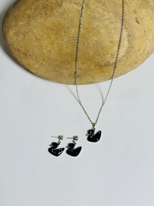 Black Swan Grace Jewelry Set