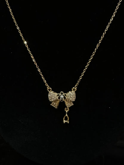 Elegant Bow Pendant