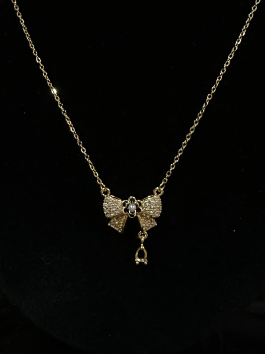Elegant Bow Pendant