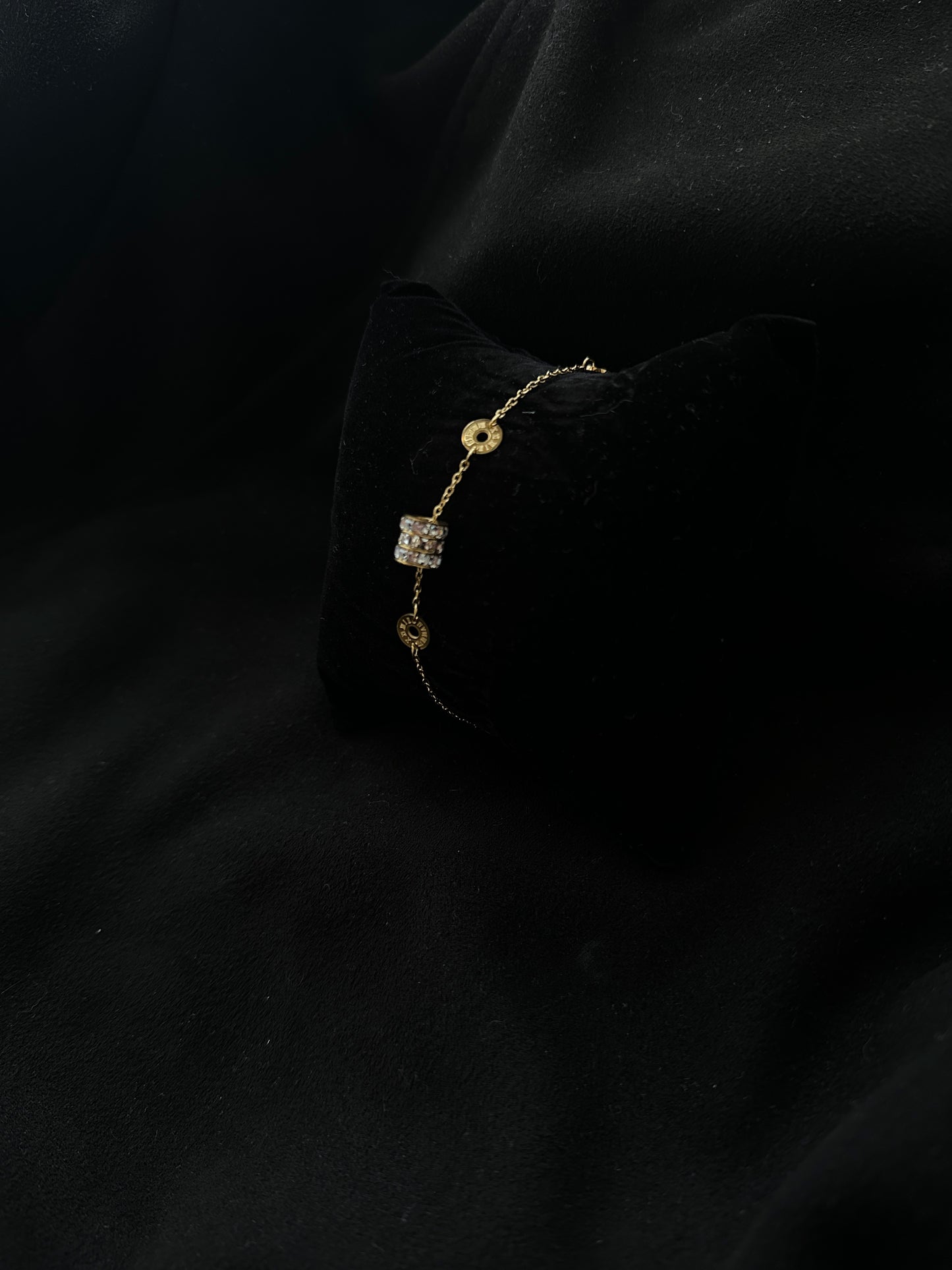 Dazzling Gold Charm Bracelet