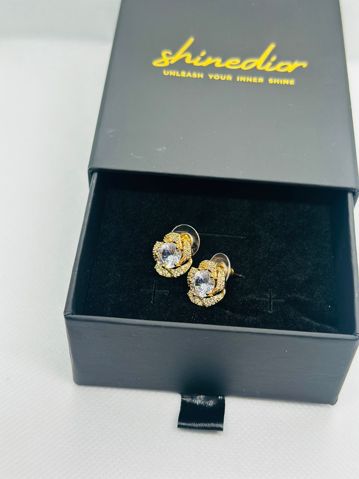 BloomRadiance Floral Stud Earrings