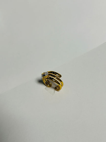 Golden Spiral Spark Ring