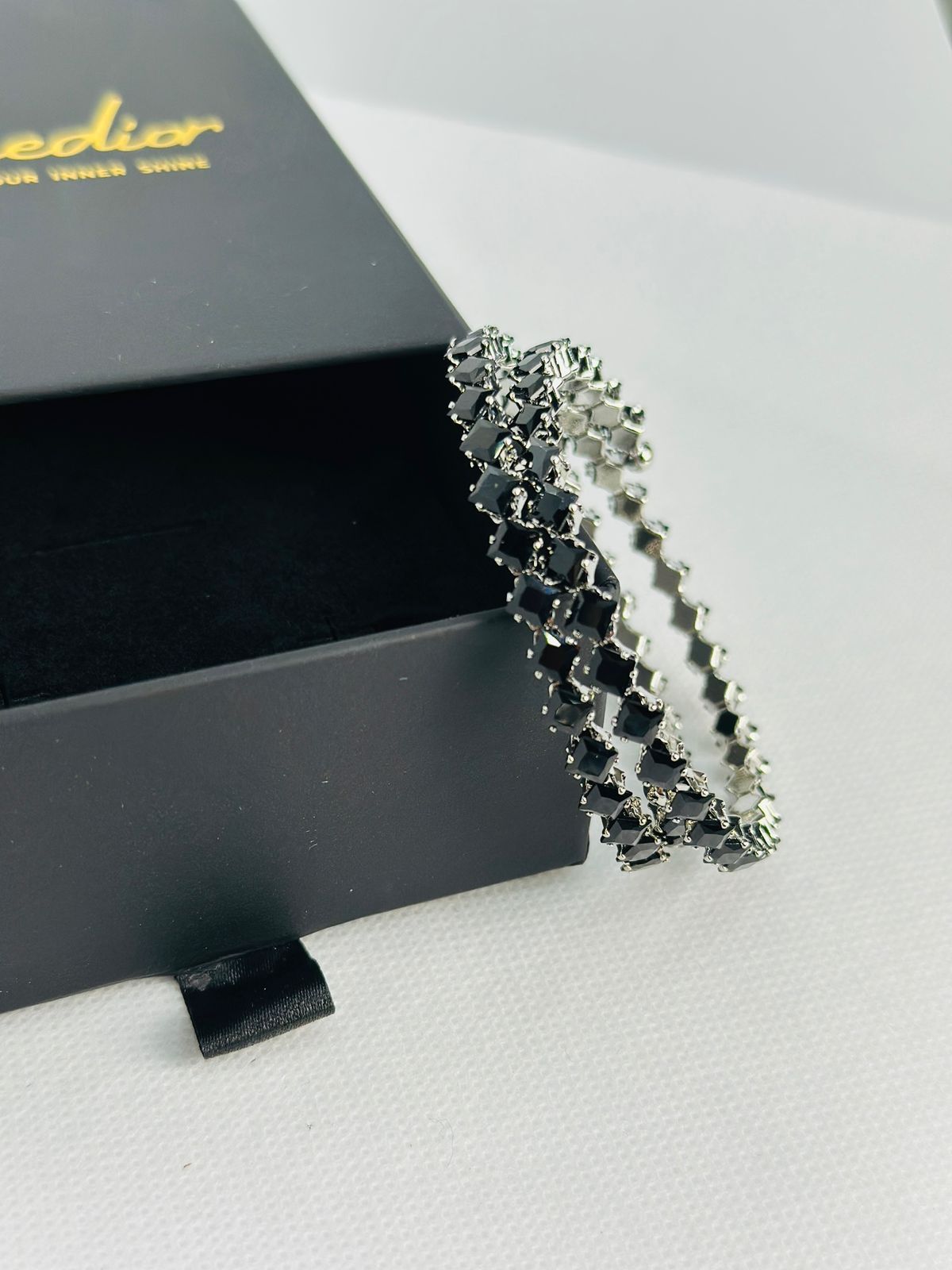 Lustrous Allure Tennis Bangles