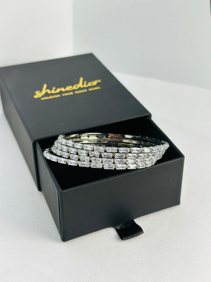 Elegant Rhinestone Bangles