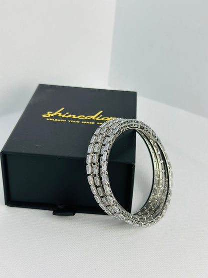 Elegant Rhinestone Bangles