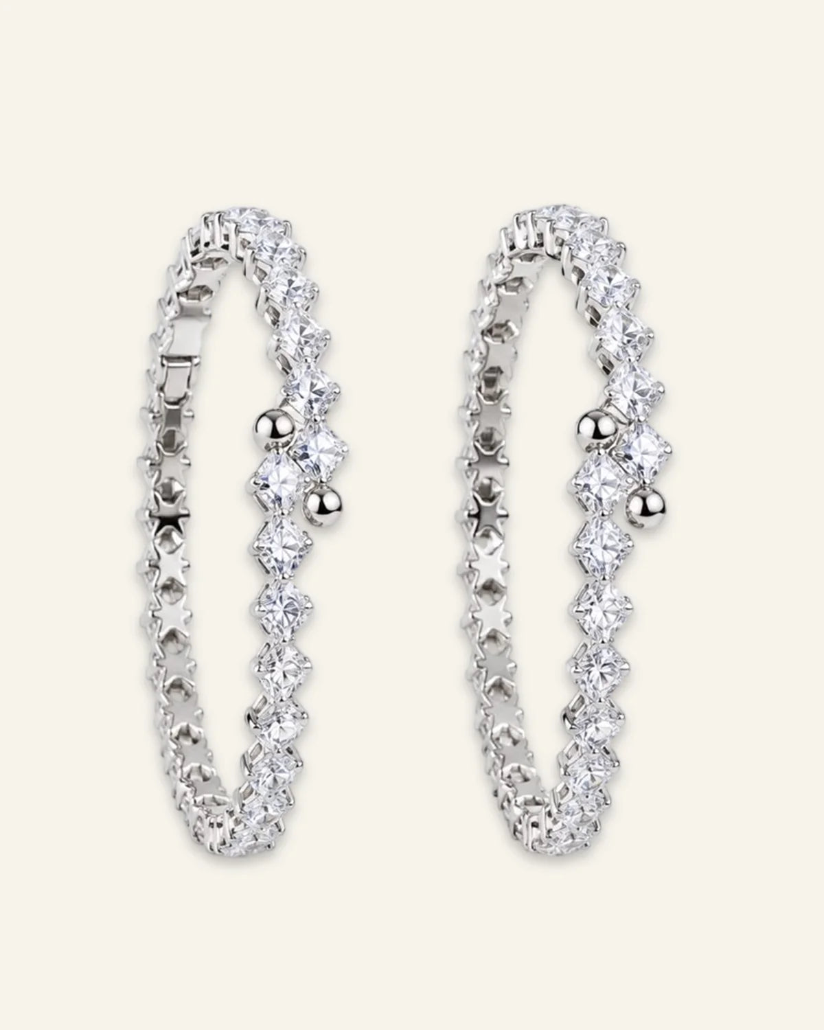 Lustrous Allure Tennis Bangles
