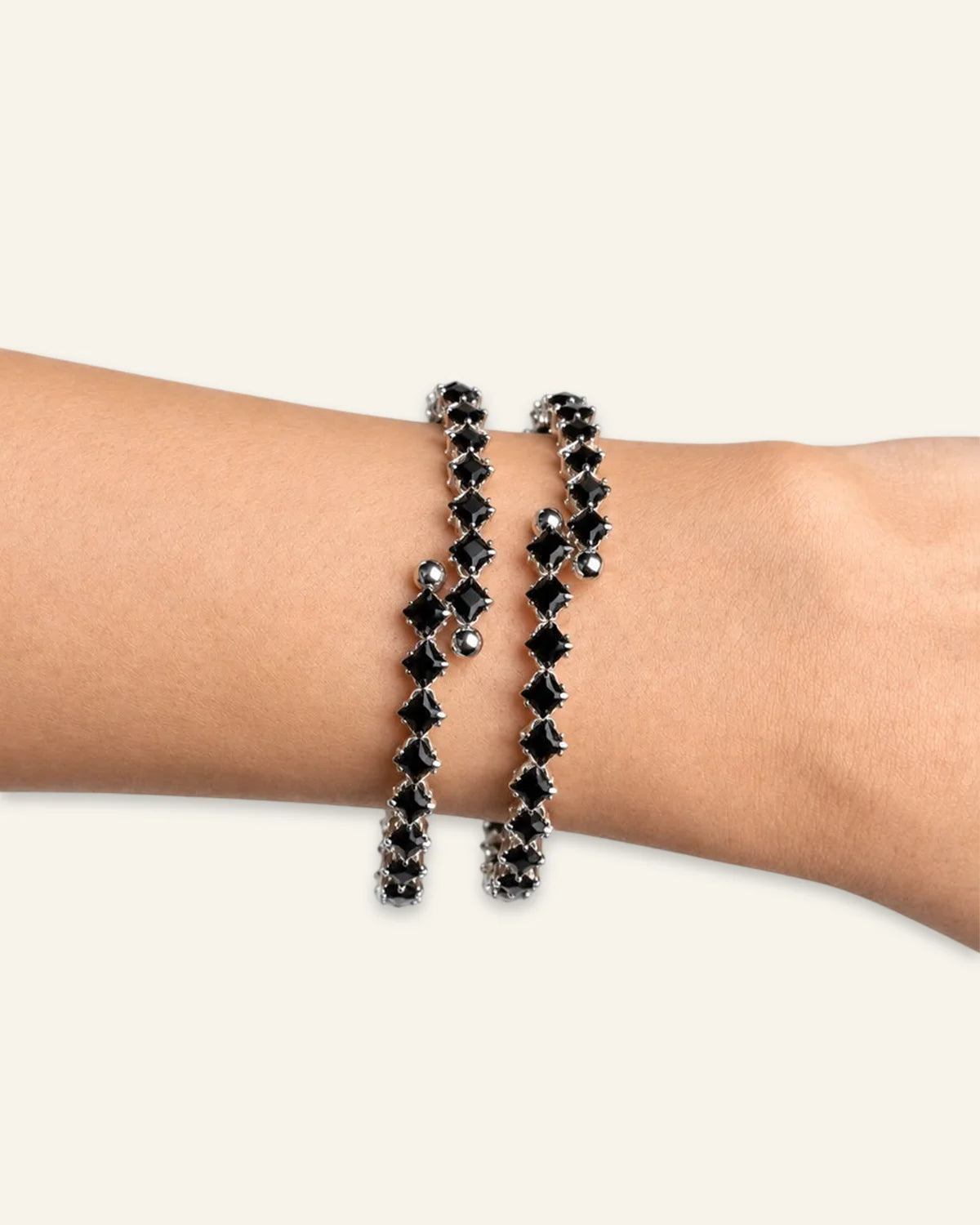 Lustrous Allure Tennis Bangles