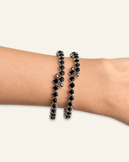 Lustrous Allure Tennis Bangles